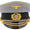 GERMAN WWII RAILWAY POLICE LEADERS VISOR HAT PIC-1