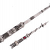RUSSIAN JUDAICA SILVER TORAH POINTER FATHER AND SON SET PIC-1