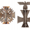 WWII NAZI GERMAN THIRD REICH BADGE AND IRON CROSS PIC-1
