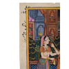 ANTIQUE INDIAN MUGHAL COURT SCENE PAINTING PIC-3