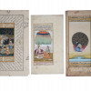 ANTIQUE INDIAN MUGHAL CALLIGRAPHY MINIATURE PAINTINGS PIC-0