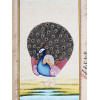 ANTIQUE INDIAN MUGHAL CALLIGRAPHY MINIATURE PAINTINGS PIC-6