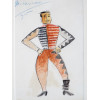 RUSSIAN BALLET DESIGN PAINTING BY MIKHAIL LARIONOV PIC-3