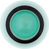 VINTAGE TURQUOISE CHARGER PLATE BY GILMOR GLASS PIC-4