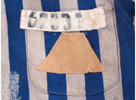 WWII JEWISH HOLOCAUST CONCENTRATION CAMP UNIFORM