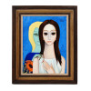 AMERICAN OIL PAINTING SIGNED MARGARET KEANE PIC-0