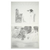 COLLECTION OF MODERN EROTIC SCENES PENCIL PAINTINGS PIC-3