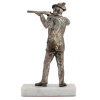 MID CENT FRENCH SILVER PLATED HUNTER FIGURINE PIC-4