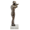 MID CENT FRENCH SILVER PLATED HUNTER FIGURINE PIC-5