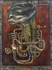 RUSSIAN TRUMPET OIL PAINTING BY ANDREI GROSITSKY PIC-1