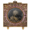 RUSSIAN GILT SILVER ENAMEL DIAMONDS PICTURE FRAME PIC-5