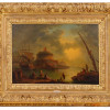 RUSSIAN SEASCAPE PAINTING BY SYLVESTER SHCHEDRIN PIC-0