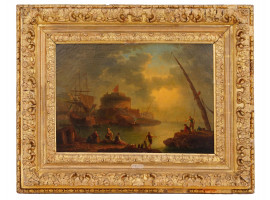 RUSSIAN SEASCAPE PAINTING BY SYLVESTER SHCHEDRIN