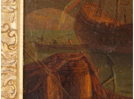 RUSSIAN SEASCAPE PAINTING BY SYLVESTER SHCHEDRIN