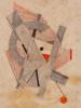 RUSSIAN CONSTRUCTIVIST PAINTING BY GUSTAV KLUTSIS PIC-1