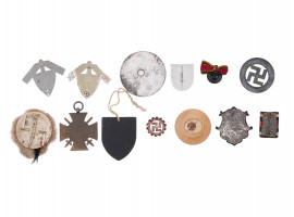 WWI AND WWII NAZI GERMAN BADGES AND MEDALS