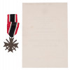 WWII NAZI GERMAN WAR MERIT CROSS MEDAL 1ST CLASS PIC-2