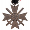 WWII NAZI GERMAN WAR MERIT CROSS MEDAL 1ST CLASS PIC-5