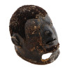 EARLY 20TH C. AFRICAN MAKONDE WOODEN MASK W/ HAIR PIC-1