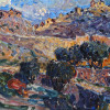 FRENCH SCHOOL LANDSCAPE OIL PAINTING BY LOUIS VALTAT PIC-1