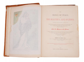 1890 ILLUSTRATED BOOK PRINCE OF PEACE BY PANSY