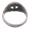 GERMAN WWII ANTI PARTISAN WARFARE SILVER RING PIC-3