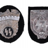 WWII NAZI GERMAN WAFFEN SS WEWELSBURG SHIELDS PIC-0