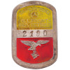 WWII GERMAN DAIMLER BENZ FACTORY EMPLOYEE BADGE PIC-0