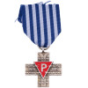 POST WWII POLISH AUSCHWITZ CROSS AWARD MEDAL PIC-0