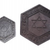 WWII HOLOCAUST WARSAW GHETTO POLICE BADGES PIC-0