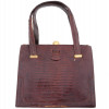 VINTAGE WOMENS LEATHER HANDBAGS LUCILLE DE PARIS PIC-3