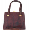 VINTAGE WOMENS LEATHER HANDBAGS LUCILLE DE PARIS PIC-4