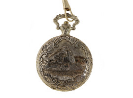 SET OF SEVEN REMINGTON POCKET WATCHES WITH CHAINS