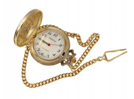 SET OF SEVEN REMINGTON POCKET WATCHES WITH CHAINS
