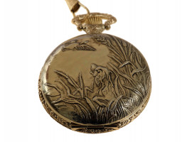 SET OF SEVEN REMINGTON POCKET WATCHES WITH CHAINS