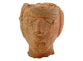 AFRICA NIGERIA NOK CULTURE TERRACOTA HEAD ART