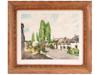 HAND COLORED SIGNED ETCHINGS BY MAURICE MENARDEAU PIC-1