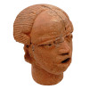 ANCIENT AFRICAN NOK TERRACOTTA HEAD SCULPTURE PIC-0