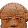 ANCIENT AFRICAN NOK TERRACOTTA HEAD SCULPTURE PIC-7