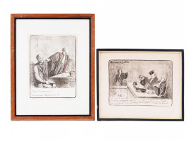 FRENCH SATIRICAL LITHOGRAPHS AFTER HONORE DAUMIER