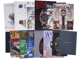 COLLECTION OF WATCH CATALOGS BROCHURES MAGAZINES