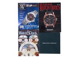 COLLECTION OF WATCH CATALOGS BROCHURES MAGAZINES