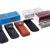 COLLECTION OF INTERNATIONAL POCKET KNIVES WITH SHEATHS PIC-0