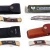 COLLECTION OF INTERNATIONAL POCKET KNIVES WITH SHEATHS PIC-1