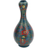 ANTIQUE CHINESE CERAMIC CLOISONNE GOURD SHAPED VASE PIC-0