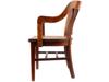 ANTIQUE AMERICAN WOODEN CHAIR BY MILWAUKEE CHAIR CO. PIC-3