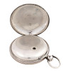 ANTIQUE ENGLISH SILVER POCKET WATCH PIC-3