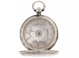 ANTIQUE ENGLISH SILVER POCKET WATCH