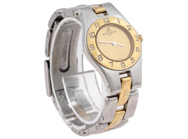 BAUME ET MERCIER GILT STAINLESS STEEL WRIST WATCH