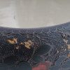 JAPANESE LACQUERED PORCELAIN BOWL WITH CARVED LID PIC-8